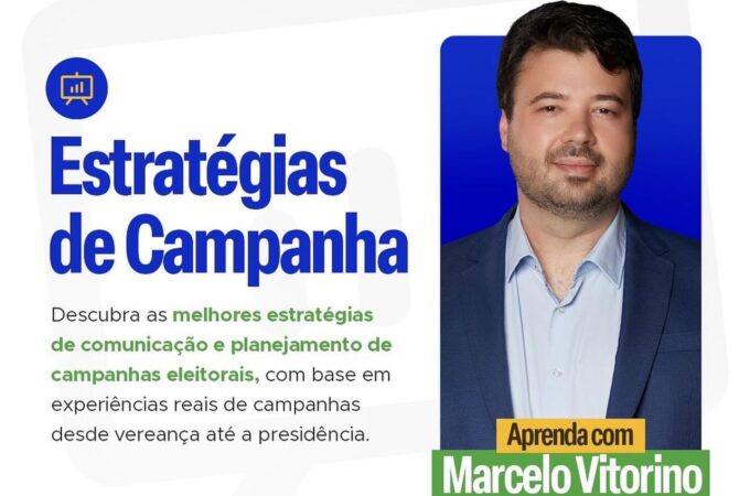 Fase final das inscrições online para Seminário com especialista em marketing político e eleitoral